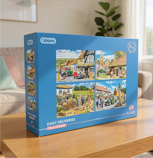 Gibsons Daily Deliveries 4 x 500 Piece Jigsaw Set - HC756