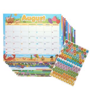 Image of Monthly Calendar Pages 2026-2027