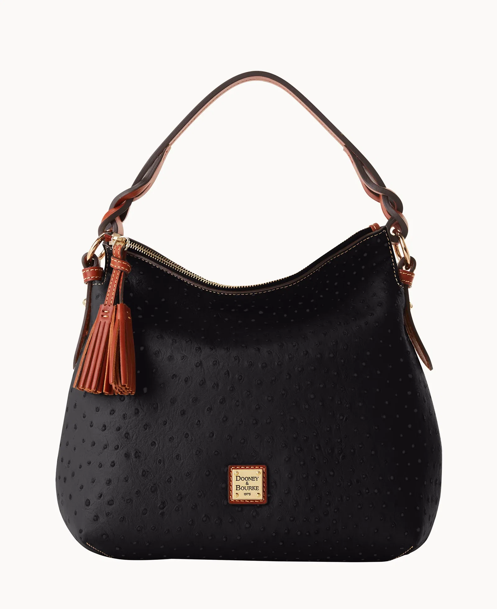Image of Ostrich Twist Strap Hobo