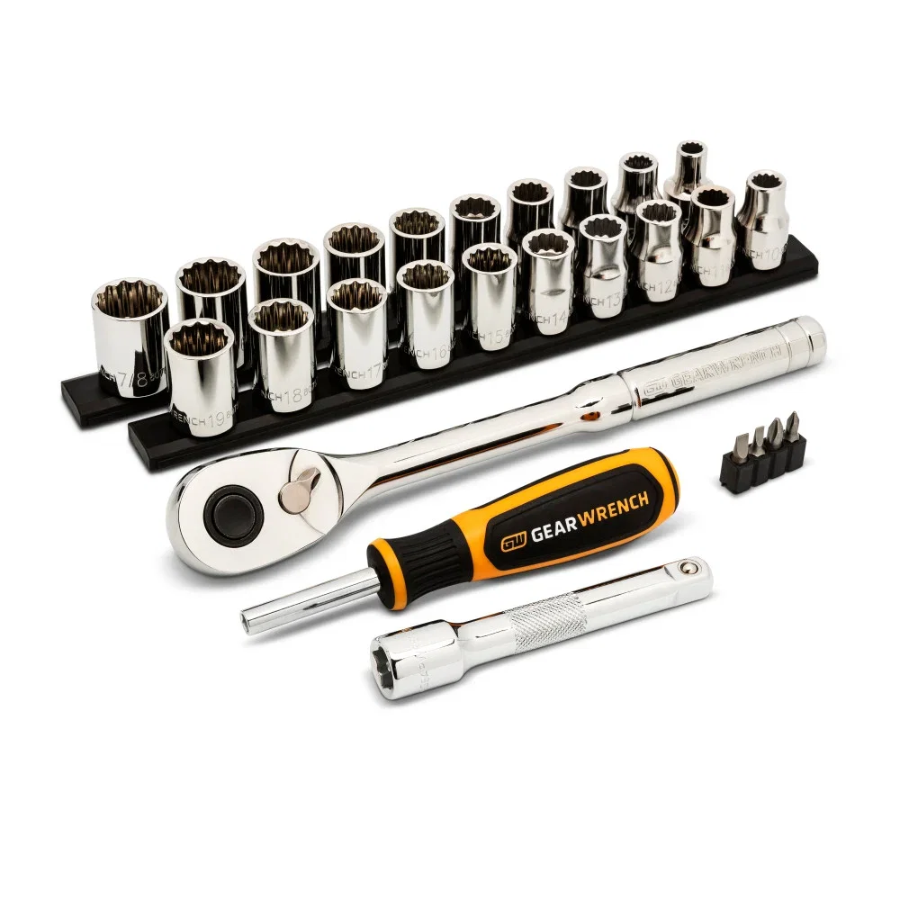 GEARWRENCH SAE/MM Mechanics Hand Tool Set