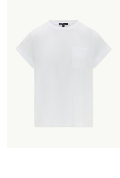 White Pocket Front T-Shirt