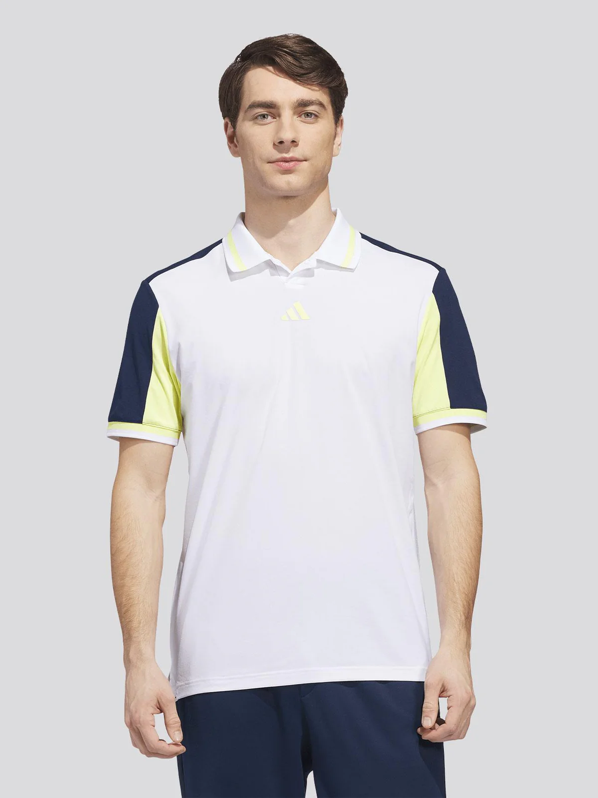 ADIDAS  Beyond The Course Vent Twistknit Polo Shirt White