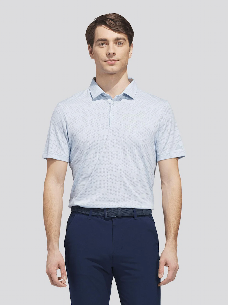 ADIDAS  Ultimate365 Jacquard Polo Shirt Blue