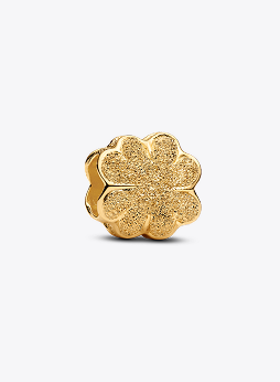 Textured Clover Mini Charm