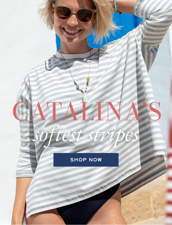 Catalina Slub Tee in New Stripes