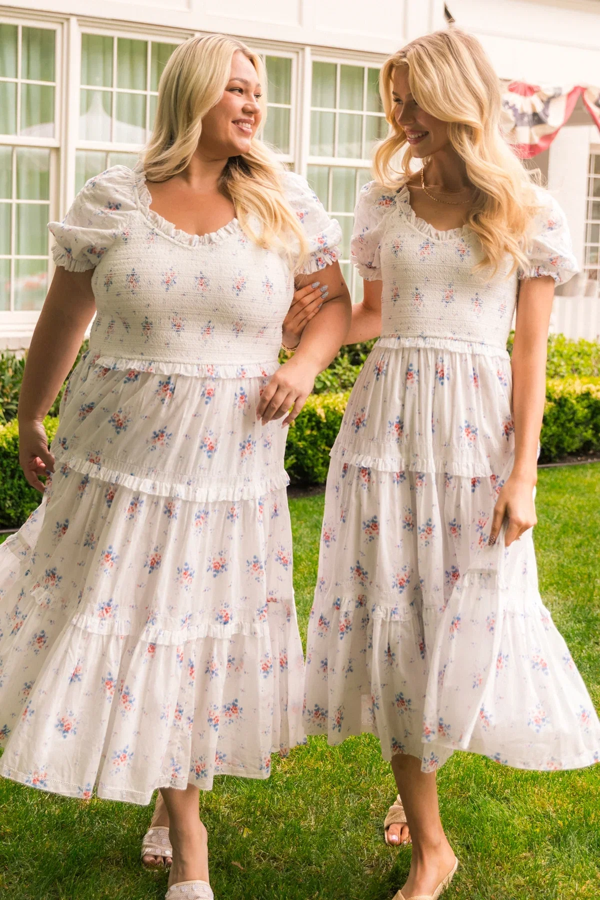 Emily Dress in Heritage Soft Ditsy Floral