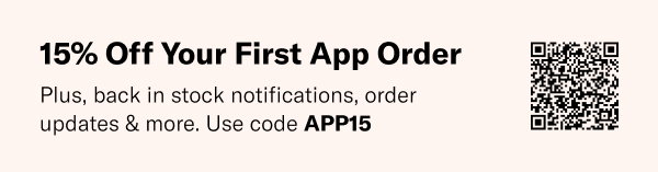 The Shopbop App with QR code
