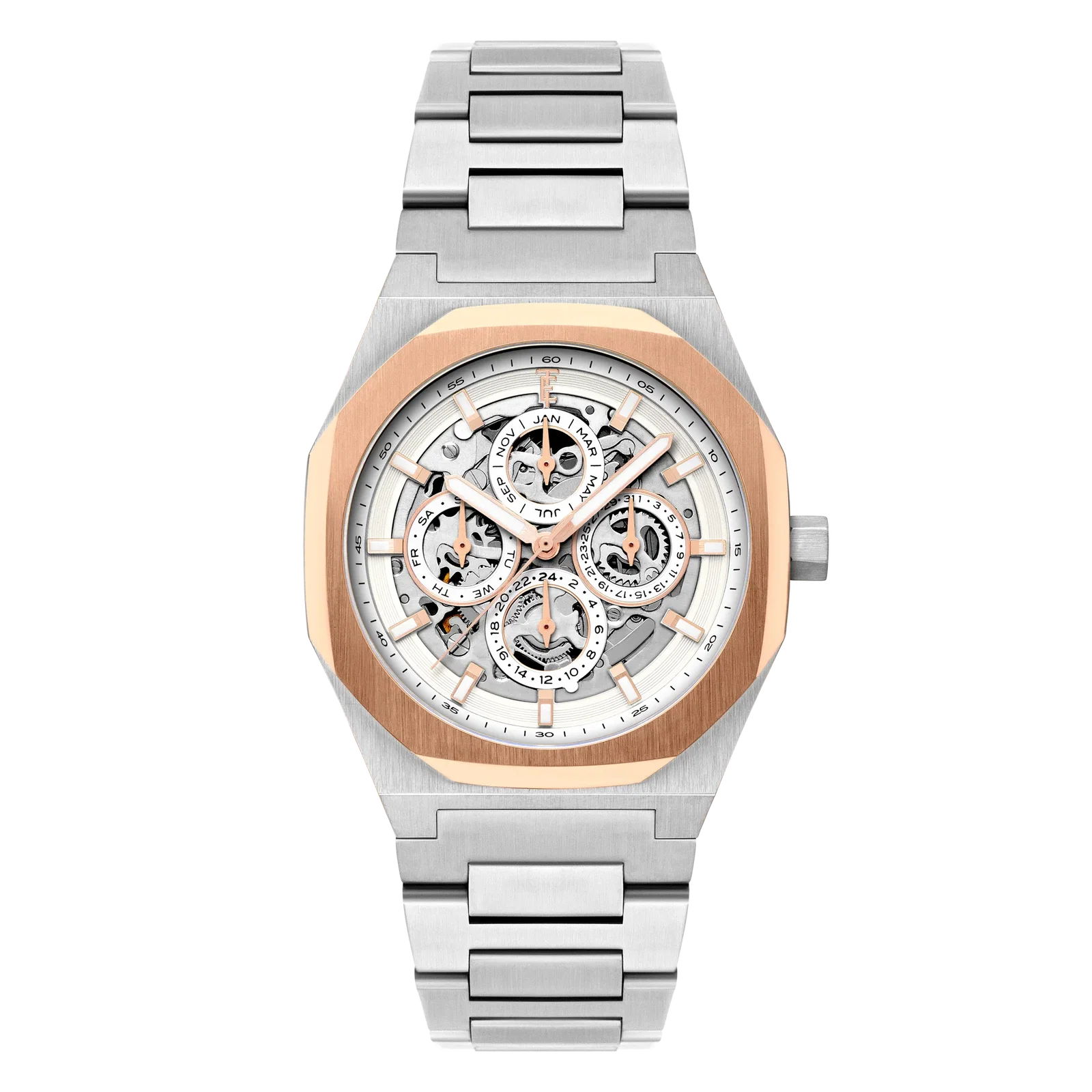 Image of DRAKE TRIPLE CALENDAR SKELETON AUTOMATIC