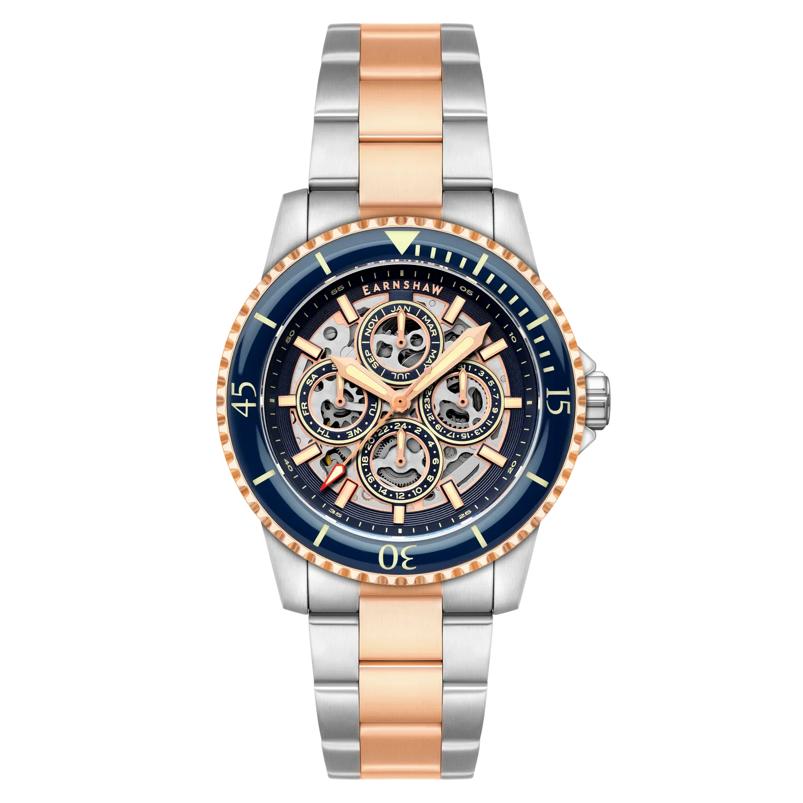Image of DUNCAN TRIPLE CALENDAR SKELETON AUTOMATIC