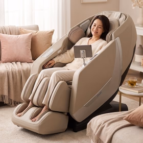 Osaki 5D+4D Kairos Duo Massage Chair Black | Premium Full Body Massage Chair with Dual 5D+4D Massage System, Smart Pressure Sensors, SL Track, Calf Kneading, and Heating Therapy | Titan Chair