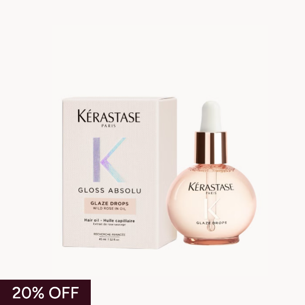 Kérastase Gloss Absolu Glaze Drops Hair Oil with Wild Rose 45ml