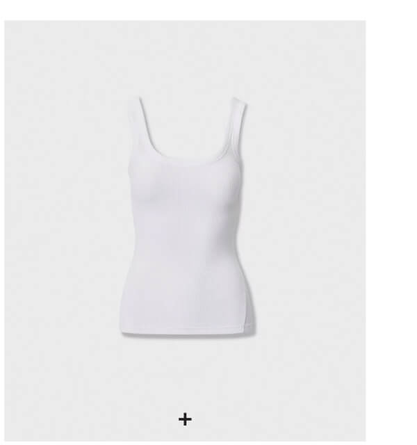 Shop The Essential Ribbed U-Neck Tank