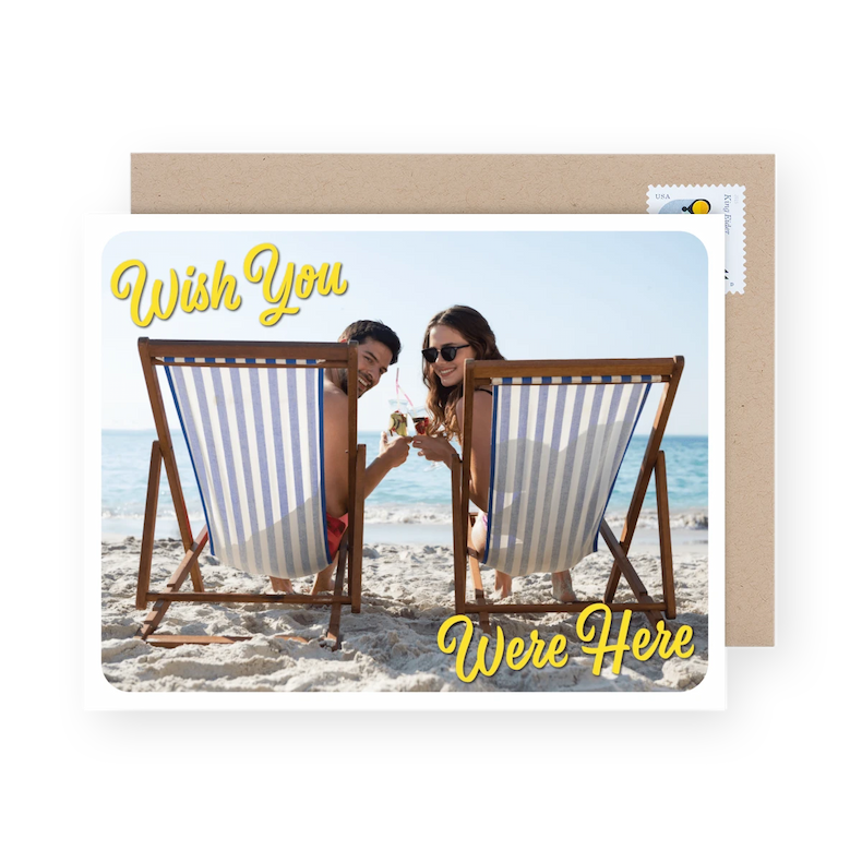 Wish You Were Here Photo Card