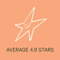 Average Rating of 4.9 Stars