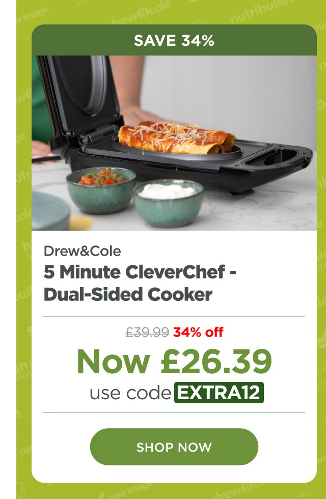 Drew&Cole 5 Minute CleverChef Black