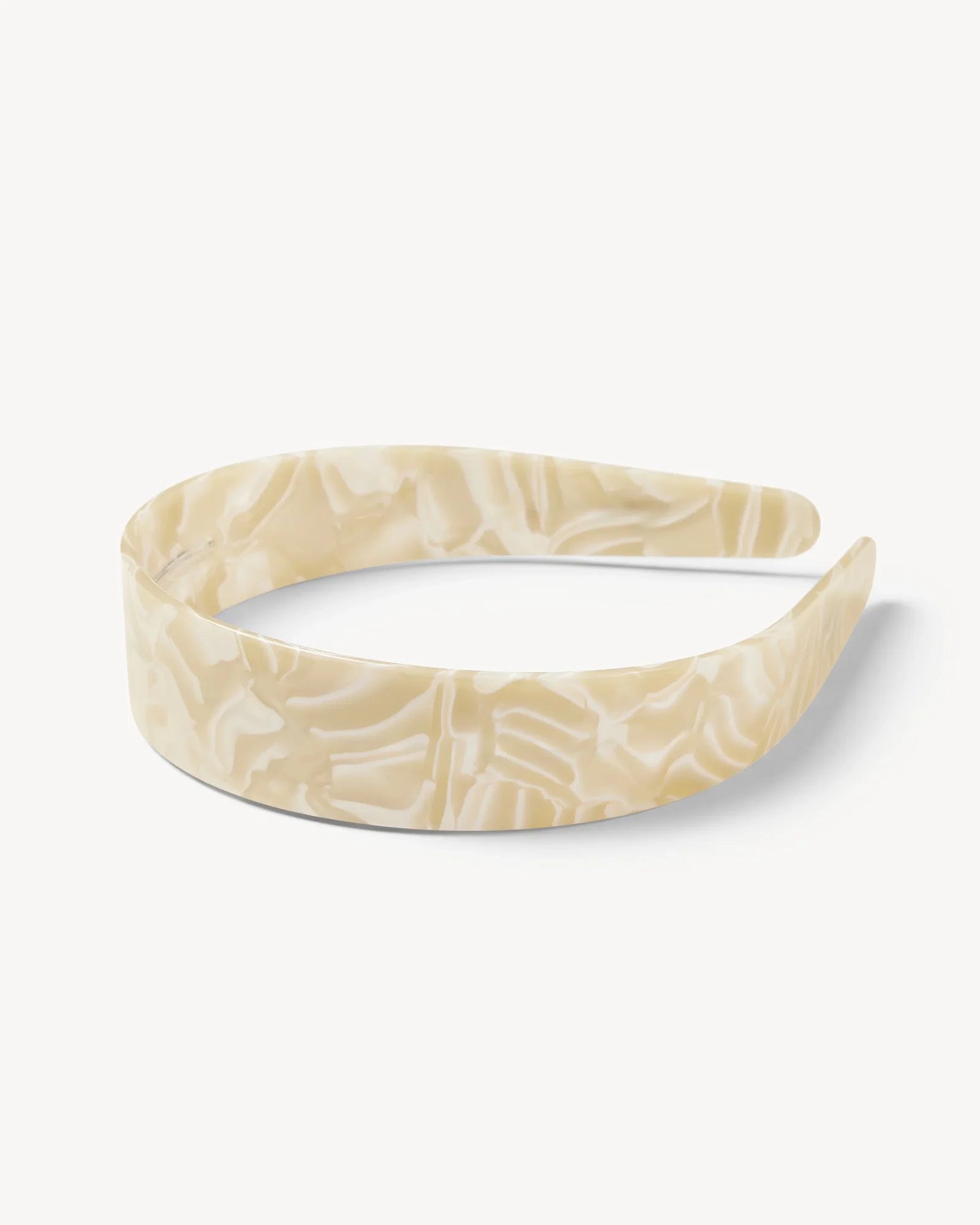 Image of Wide Headband in Ivory
