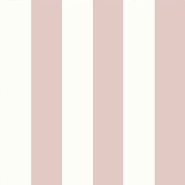 Regency Stripe Wallpaper Pink / White World of Wallpaper 1118