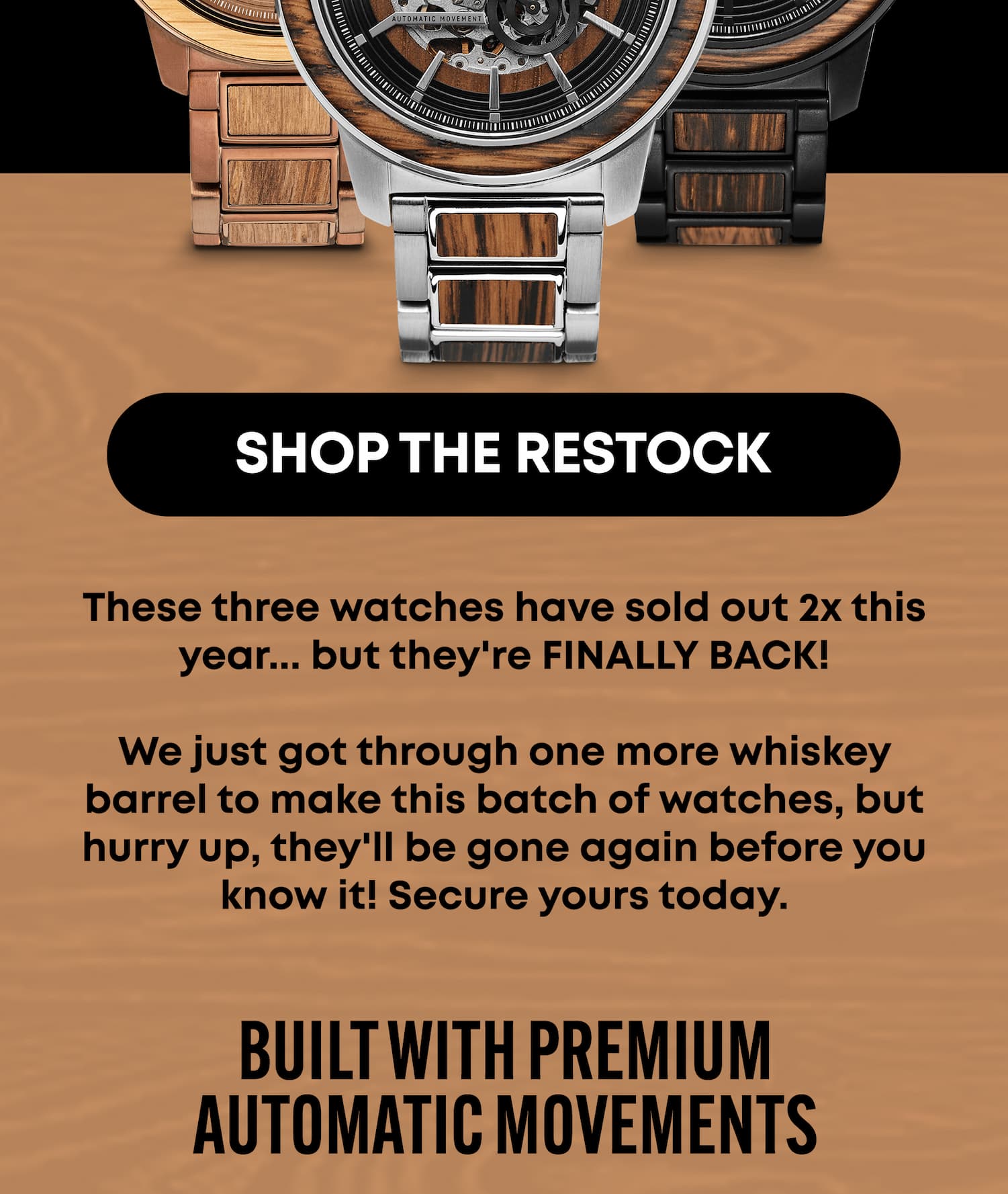 Shop the Whiskey Automatics restock