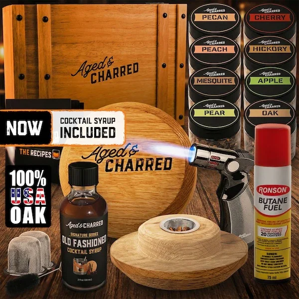 Image of Premium Cocktail Smoker Lid Kit  - Custom Engraving