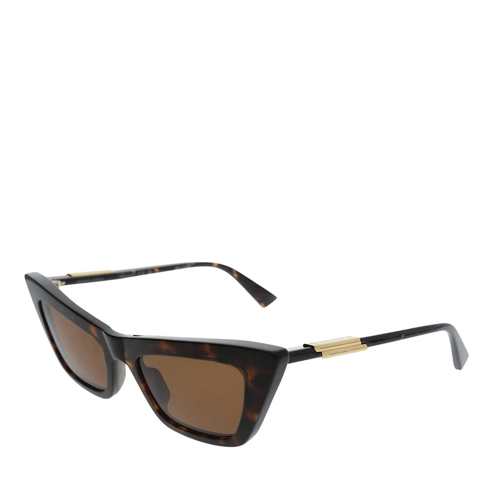 Bottega Veneta BV1446S Havana-Havana-Brown Sonnenbrille