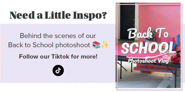 Behind the scenes of our Back to School photoshoot Follow our Tiktok for more!