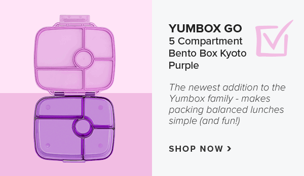 Yumbox Go 5 Compartment Bento Box Kyoto Purple