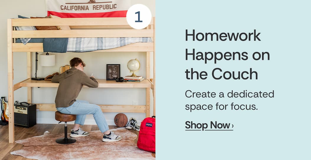 Homework Happens on the Couch