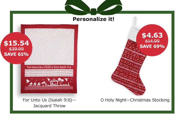 Personalize it! Blankets | Christmas Stockings
