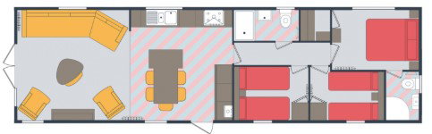 Sunseeker Opulence floor plan 