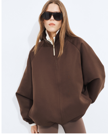 Longline Satin Bomber