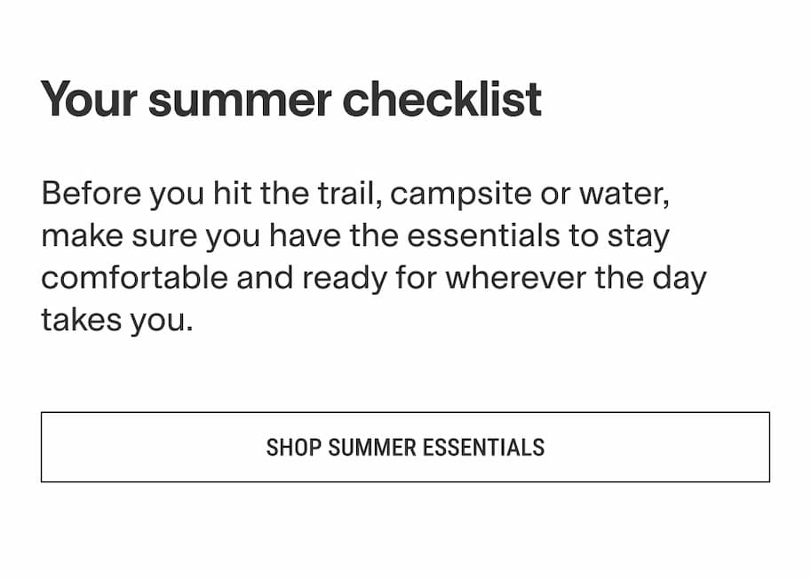 Summer essentials