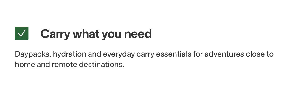 Packs