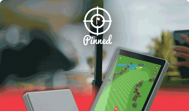 Pinned Golf The Caddie Portable GPS Golf Tablet