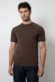 Brown Heavy Weight Raglan T-Shirt