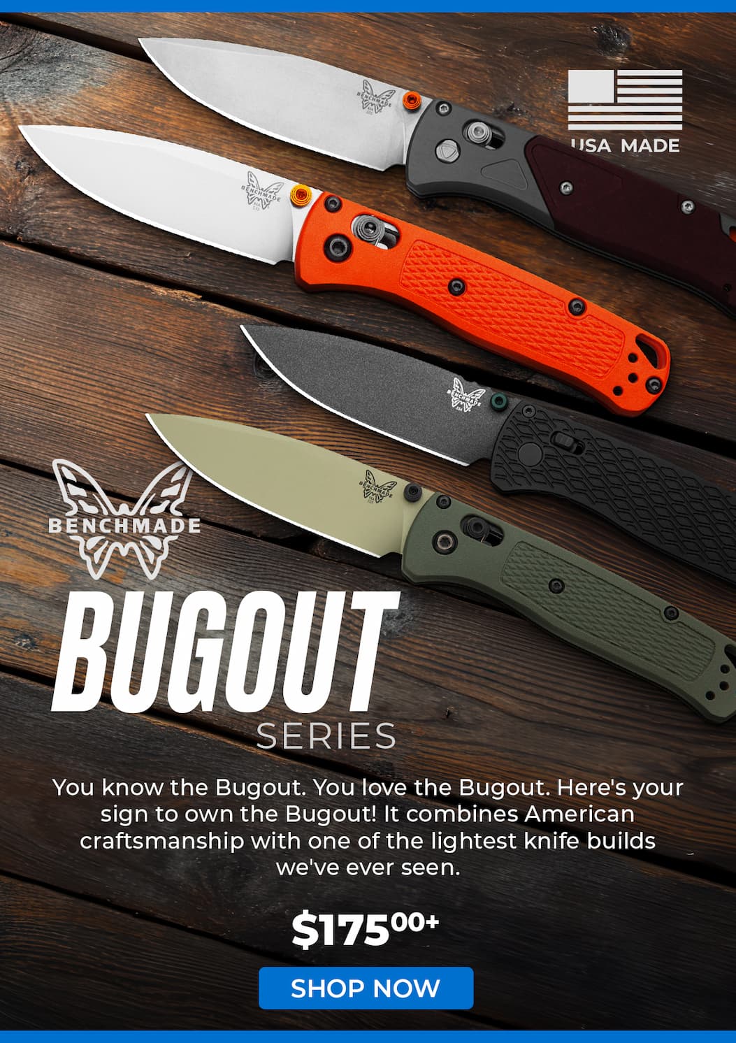Benchmade Bugout Series