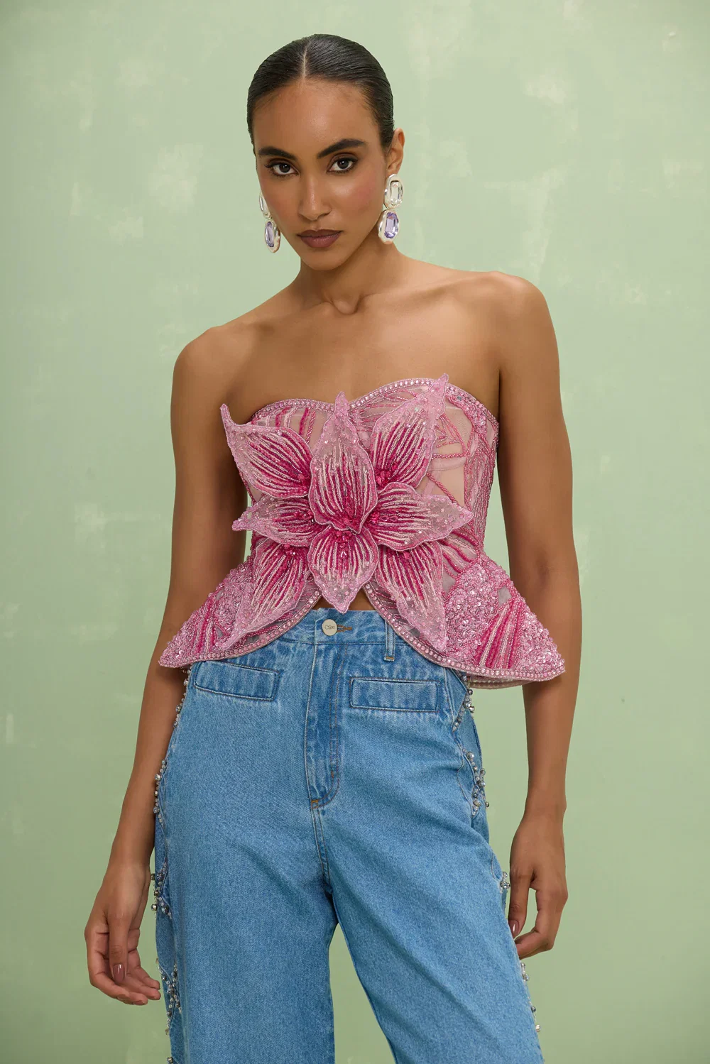 AMELIA EMBROIDERY TOP (RUNWAY)