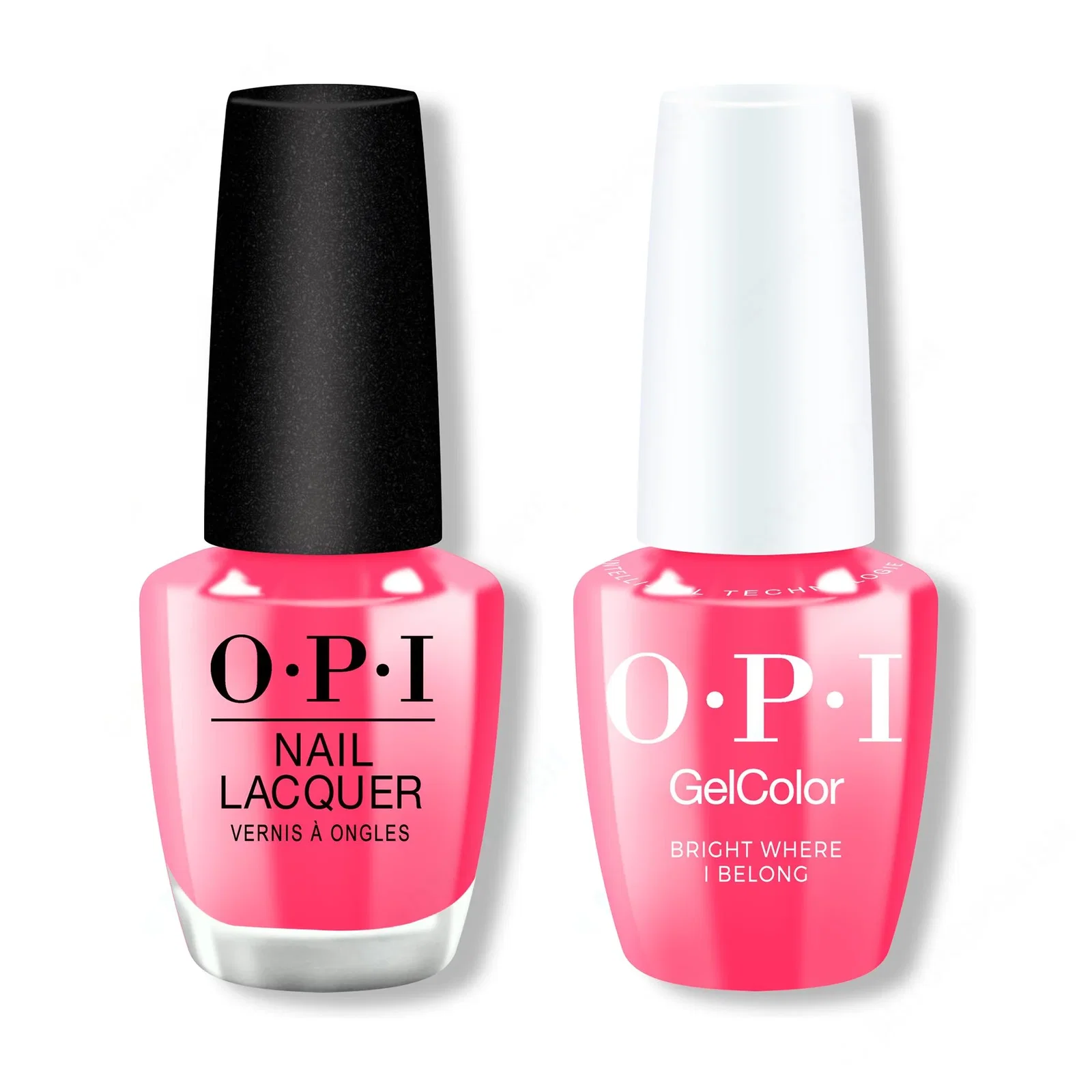Image of OPI - Gel & Lacquer Intelli-Gel Combo - Bright Where I Belong!