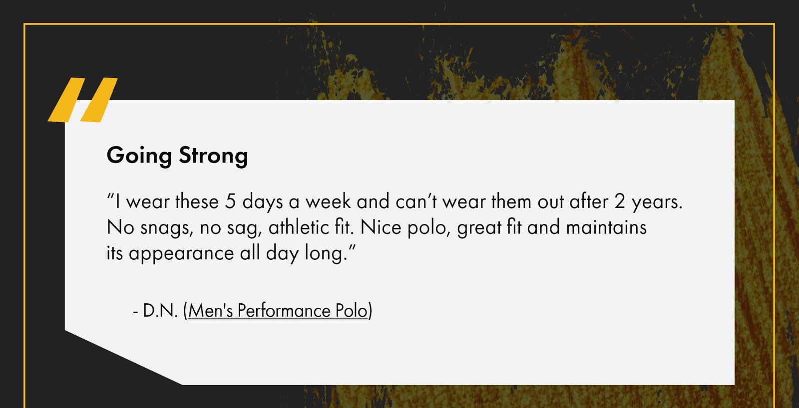 Going Strong - 