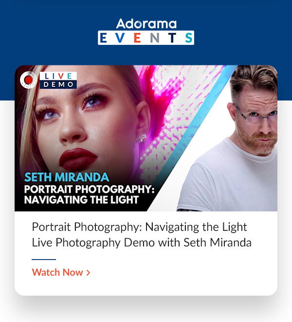 Portrait Photography: Navigating the Light Live Photography Demo with Seth Miranda