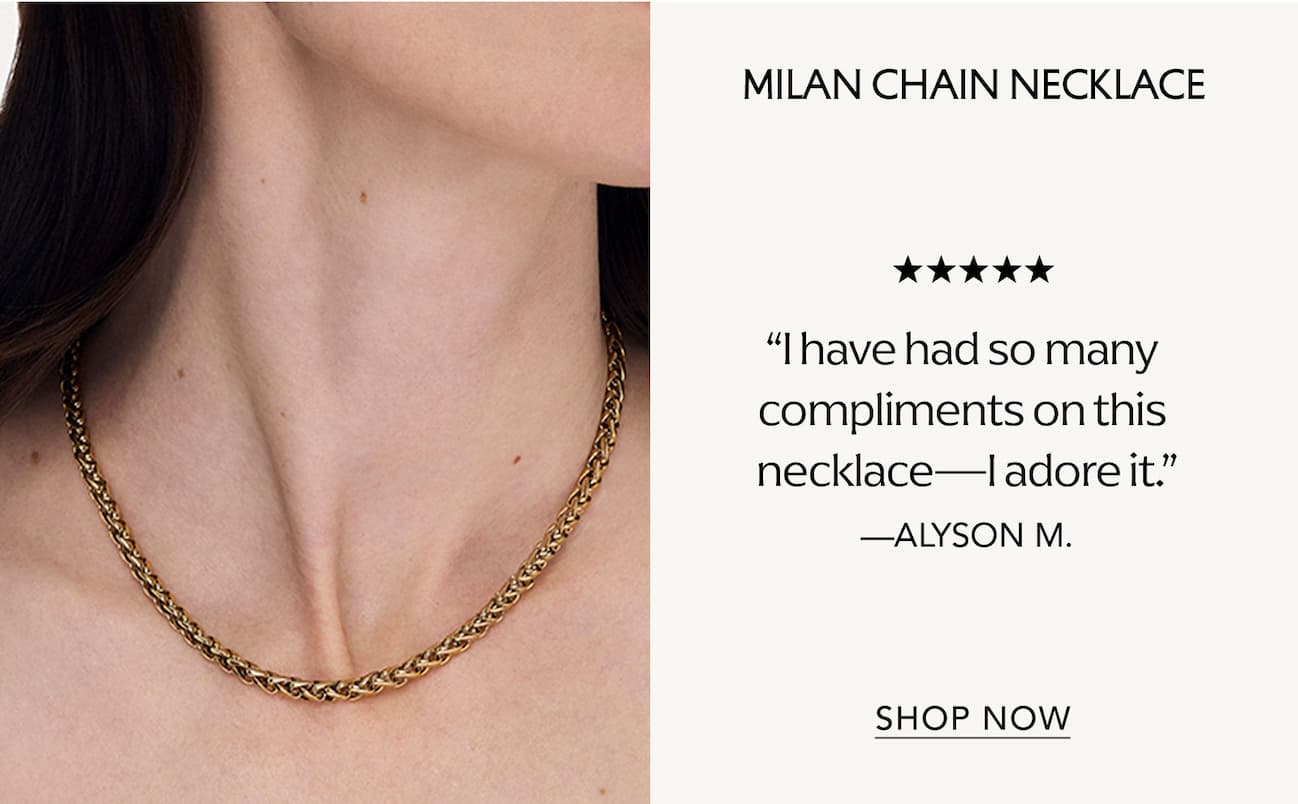 Milan Chain Necklace.