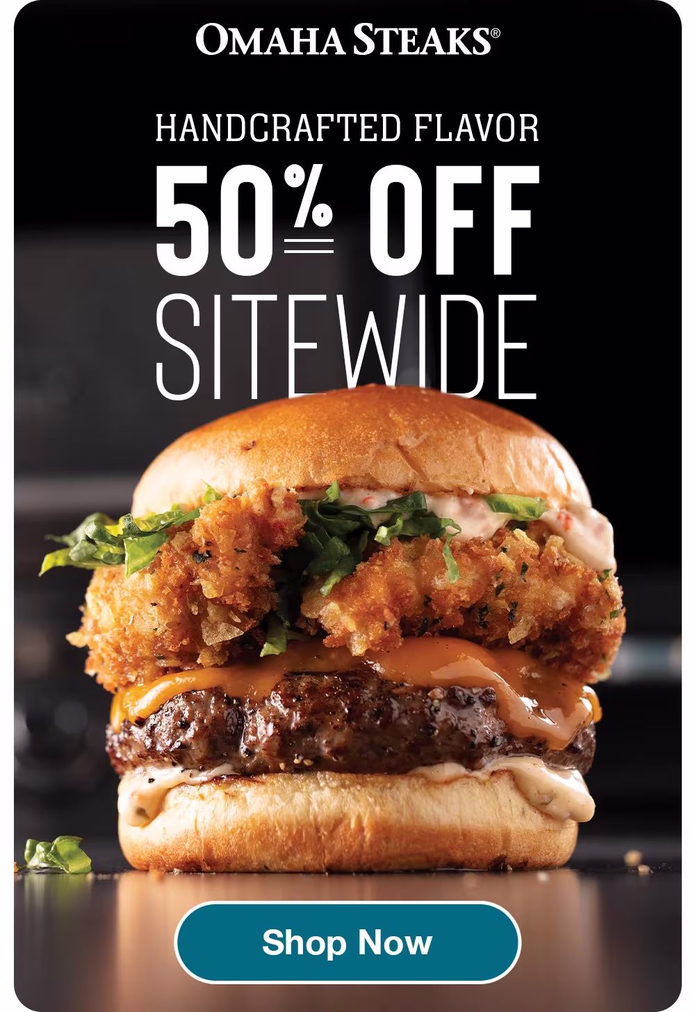 HANDCRAFTED FLAVOR
50% OFF SITEWIDE
Shop Now
