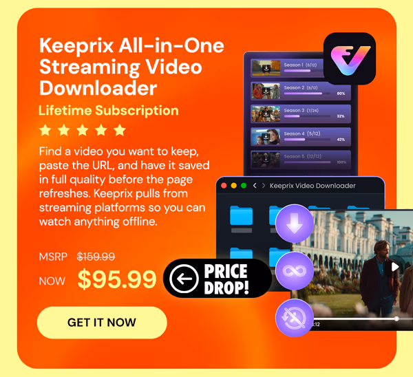 Keeprix All-in-One Streaming Video Downloader: Lifetime Subscription