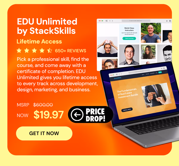 EDU Unlimited by StackSkills: Lifetime Access