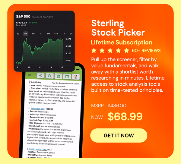 Sterling Stock Picker Lifetime Subscription