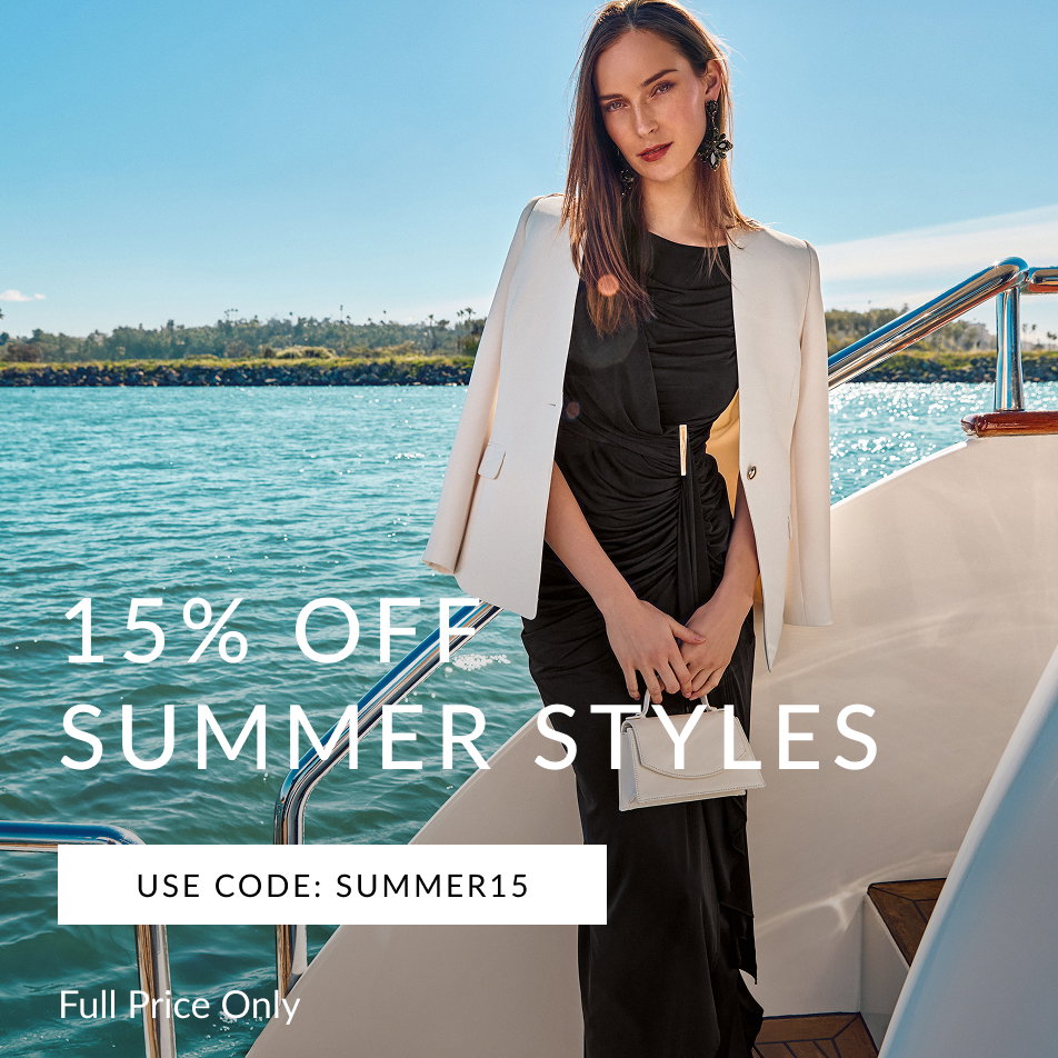 15% OFF SUMMER STYLES