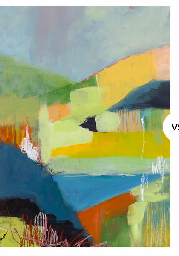 Abstracted landscapes open your mind and imagination