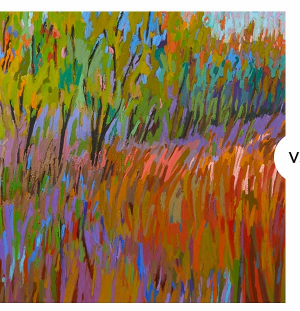 Abstract landscapes use shape and color to visually describe a vista