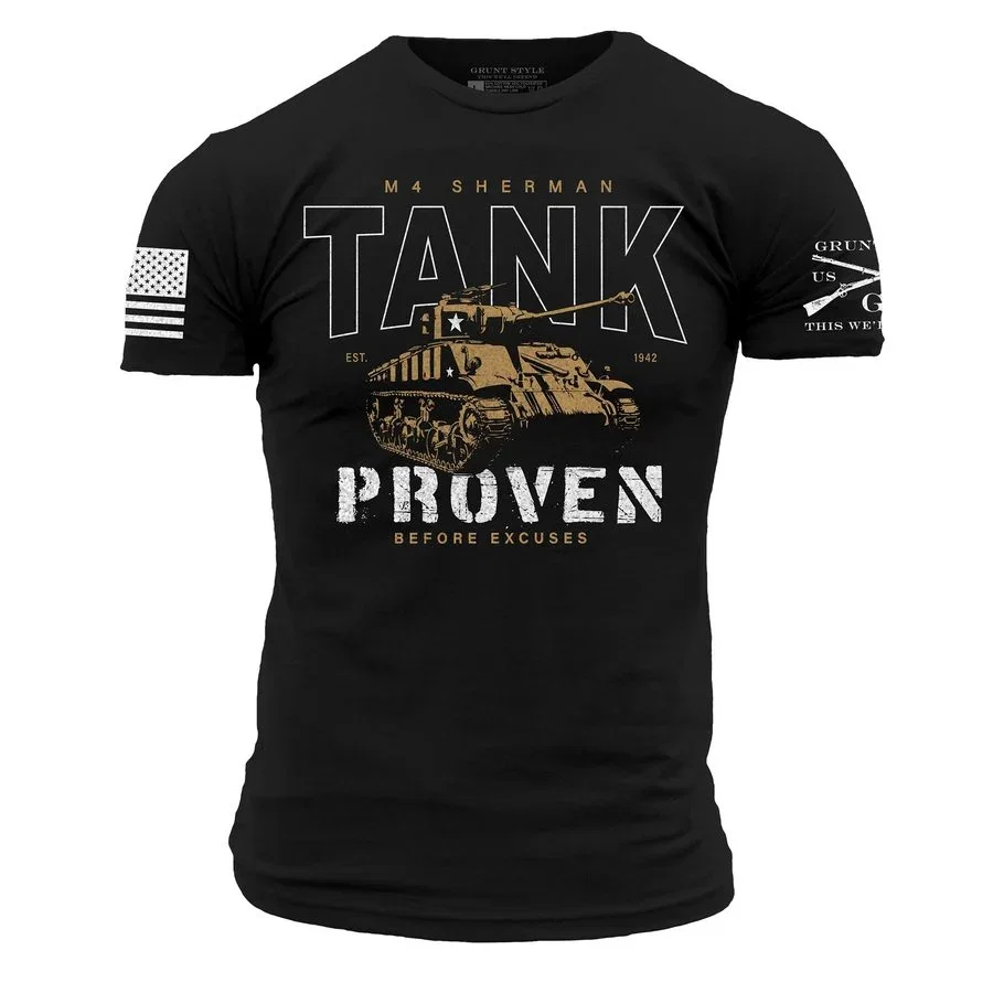 Image of Tank Proven T-Shirt - Black