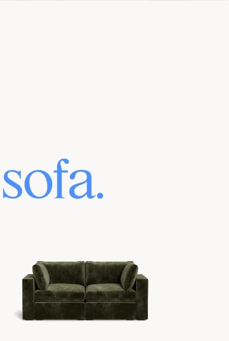 Go bold with your sofa.