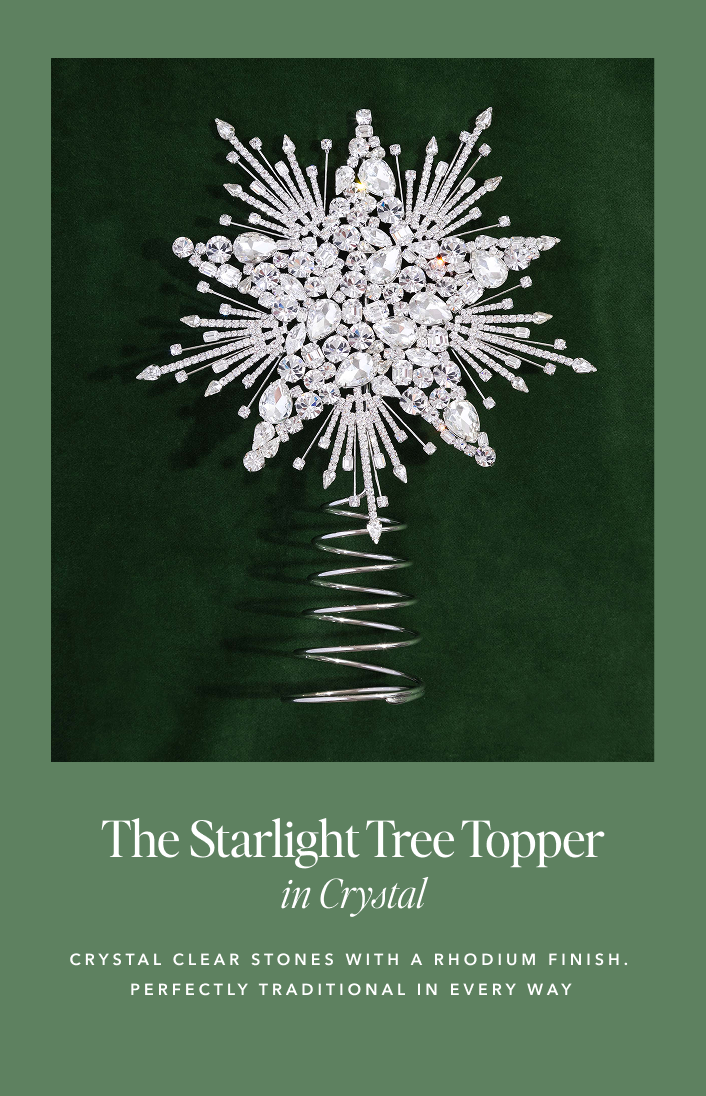 Starlight Tree Topper in Crystal